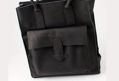 Handmade vintage rustic leather small tote bag shoulder bag handbag for women lady - EverHandmade