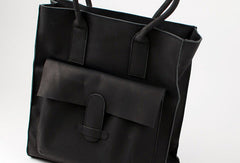 Handmade vintage rustic leather small tote bag shoulder bag handbag for women lady