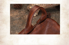 Vintage Leather Rucksack Womens Best School Backpack Ladies Leather Backpack Purses