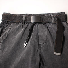 Vintage Mens Black Denim Slim Belts Denim Blue Belts Vintage Belt For Men