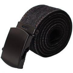 Vintage Mens Black Denim Slim Belts Denim Blue Belts Vintage Belt For Men