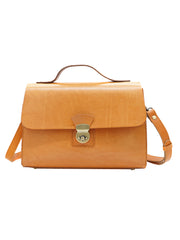 Vintage Womens Tan Leather Doctor Handbags Shoulder Purses Tan Doctor Purses for Women