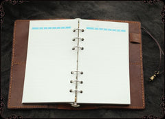 Vintage Handmade Leather Journal Notepad Brown Notebook For Men