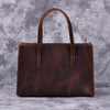 Vintage LEATHER WOMENs Brown Handbag Stylish Shoulder Tote Purse FOR WOMEN