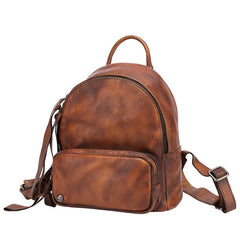 best leather backpack for women Brown Small Leather Backpack for Women Brown Leather Backpack Leather Rucksack Backpack