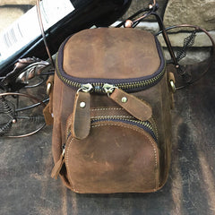 Vintage Leather Belt Pouch for Men Waist Bags BELT BAG Shoulder Bag For Men