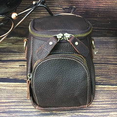 Vintage Leather Belt Pouch for Men Waist Bags BELT BAG Shoulder Bag For Men