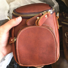 Vintage Leather Belt Pouch for Men Waist Bags BELT BAG Shoulder Bag For Men