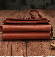 Vintage Leather Brown Womens Small Shoulder Purse Red Shoulder Bag Green Crossbody Purse For Women