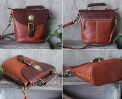 Vintage Leather Bucket Bag Handbags Purses - Annie Jewel