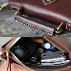 Vintage Leather Bucket Bag Handbags Purses - Annie Jewel
