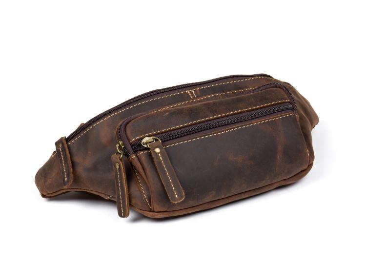 The Fanny Pack  Classic Men's Leather Bum Bag – The Real Leather