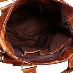 Leather Mens Vintage Briefcase Business Bag Work Bag For Men