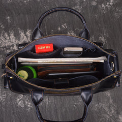Vintage Leather Men Large Travel Bag Weekender Business Bag For Men