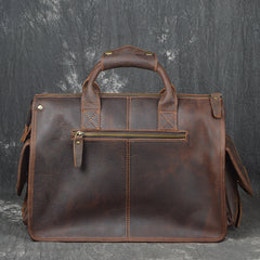 Vintage Leather Men Large Travel Bag Weekender Business Bag For Men
