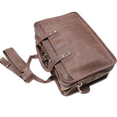 Vintage Leather Mens Large Weekender Bag Travel Bags Handbags Shoulder Bags for men