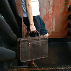 Vintage Leather Mens Large Weekender Bag Travel Bags Handbags Shoulder Bags for men