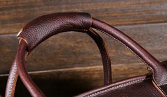 Vintage Cool Leather Mens Weekender Bag Travel Bag Duffle Bag