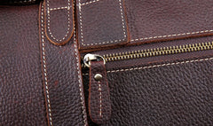 Vintage Cool Leather Mens Weekender Bag Travel Bag Duffle Bag