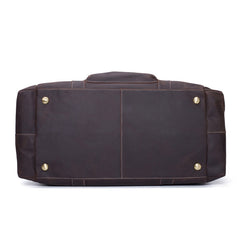 Vintage Leather Mens Weekender Bag Travel Bag Duffle Bag for Men