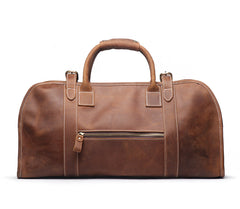 Vintage Cool Leather Mens Weekender Bag Travel Bag Duffle Bag