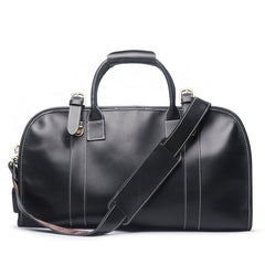 Vintage Cool Leather Mens Weekender Bag Travel Bag Duffle Bag
