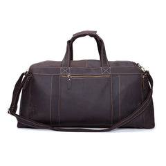 Vintage Leather Mens Weekender Bag Travel Bag Duffle Bag for Men