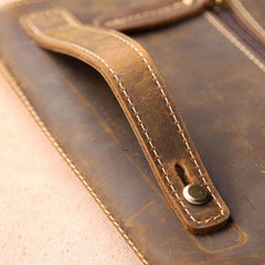 Vintage Leather Mens Zipper Wristlet Wallet Clutch Wallets for Men
