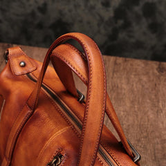 Vintage Womens Red Leather Handbag Purse  Shoulder Handbags Crossbody Bags for Ladies