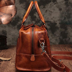 Vintage Ladies Brown Leather Handbags Shoulder Purse Black Work Handbag Purse for Women