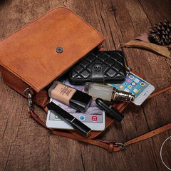 Green Ladies Vintage Leather Shoulder Satchel Purse Handbags Brown Structured Satchel Purse for Ladies