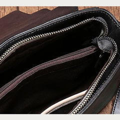 Vintage Womens Green Leather Saddle Shoulder Bag Small Satchel Bag Crossbody Bag for Ladies