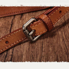 Brown Ladies Vintage Leather Shoulder Satchel Purse Handbags Green Structured Satchel Purse for Ladies