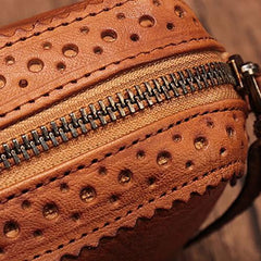 Brown Vintage Womens Leather Shoulder Bag Crossbody Bag Side Bag Purse for Ladies