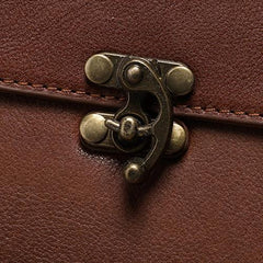 Vintage Ladies Red Leather Small Satchel Shoulder Bags Side Bag Cross Body Purses For Women