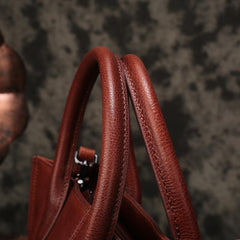 Black Vintage Womens Square Handbags Brown Shoulder Handbag Purse for Ladies