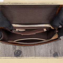 Green Vintage Ladies Leather Satchel Handbag Purse Green SHoulder Bag Side Bag for WOmen