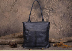 Vintage Womens Color Block Leather Tote Women Shopping Bag Purse Handbags Shoulder Bags