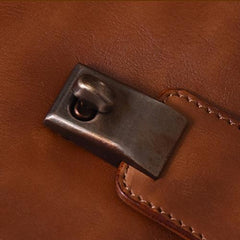Red Small Womens Vintage Leather Doctor Handbag Small Brown Doctor Purse Shoulder Bag for Ladies