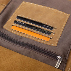 Vintage Unique Cool Leather Small Messenger Bag for men Shoulder Bag for men
