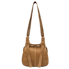 Vintage Unique Cool Leather Small Messenger Bag for men Shoulder Bag for men