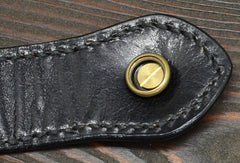 Handmade eagle dark brown black carved leather biker wallet bifold phone long wallet purse clutch for men