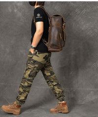 Brown Leather Mens 15