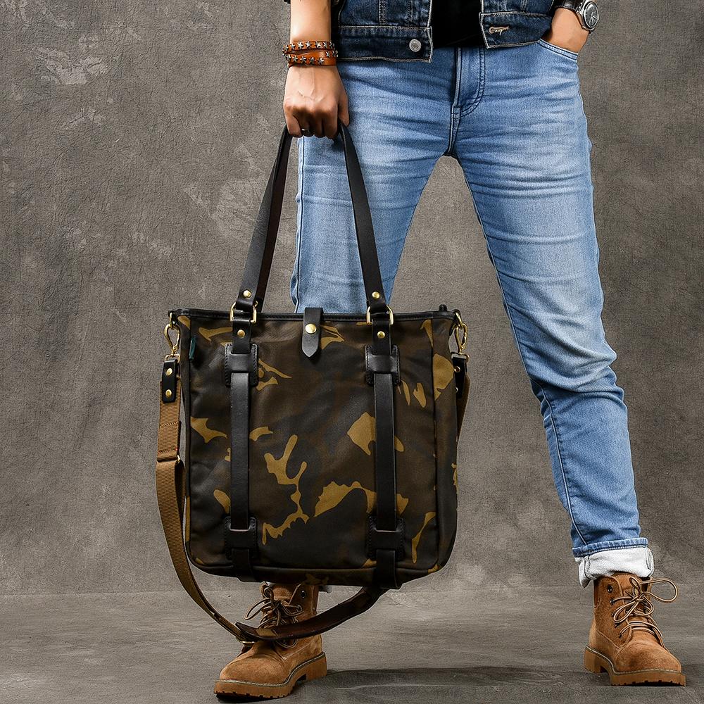 Mens camo tote best sale bag