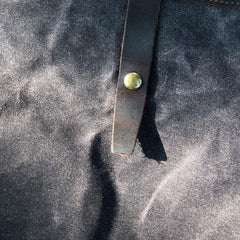 Waxed Canvas Messenger Bag for men Vintage Shoulder Bag for men