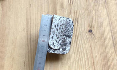 Handmade Mens Black Leather Classic Zippo Lighter Case White Zippo Lighter Holder with Belt Loop