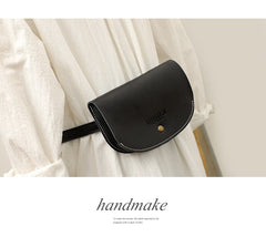 Women Brown LEATHER Fanny Pack Cute WOMEN Sling Bag Small Waist BAG FOR WOMEN