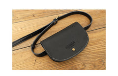 Women Coffee LEATHER Fanny Pack Cute WOMEN Sling Bag Small Waist BAG FOR WOMEN