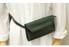 Women LEATHER Fanny Pack Cute WOMEN Brown Sling Bag Small Waist BAG FOR WOMEN