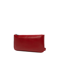 Women Red Leather Wirstlet Wallet Zipper Clutch Red Phone Wallet For Women